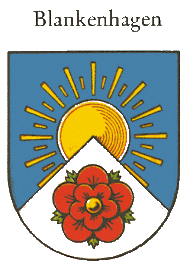 Wappen der Ortschaft Blankenhagen blankenhagen.gif
