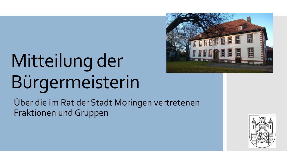 Hier sehen Sie das Deckblatt der Präsentation