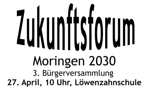 Plakat Zukunftsforum