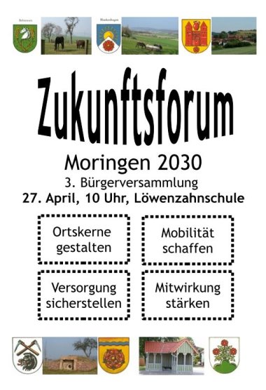 Plakat Zukunftsforum