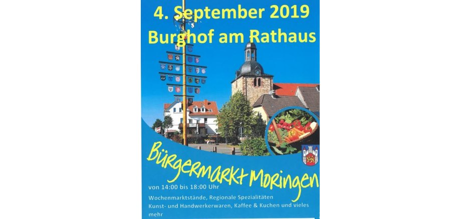Plakat Bürgermarkt