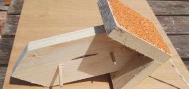 hier sehen Sie ein Bild der fertigen Futterstation