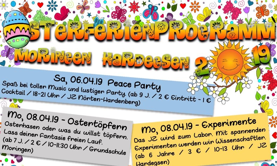Plakat Osterferienprogramm