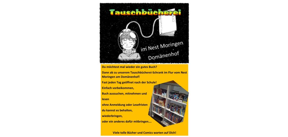 Plakat Tauschbücherei