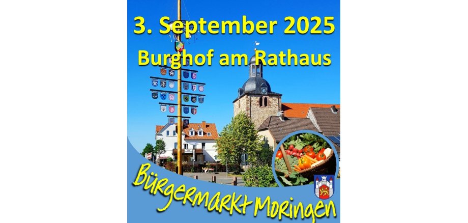 Plakat zum Bürgermarkt 
