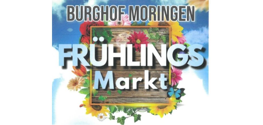 Werbeplakat Frühlingsmarkt