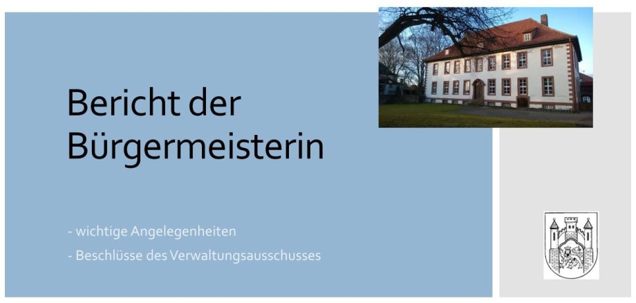 Hier sehen Sie das Deckblatt der Präsentation