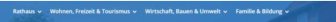 Ein Scrennshot der Webseite der Stadt Moringen