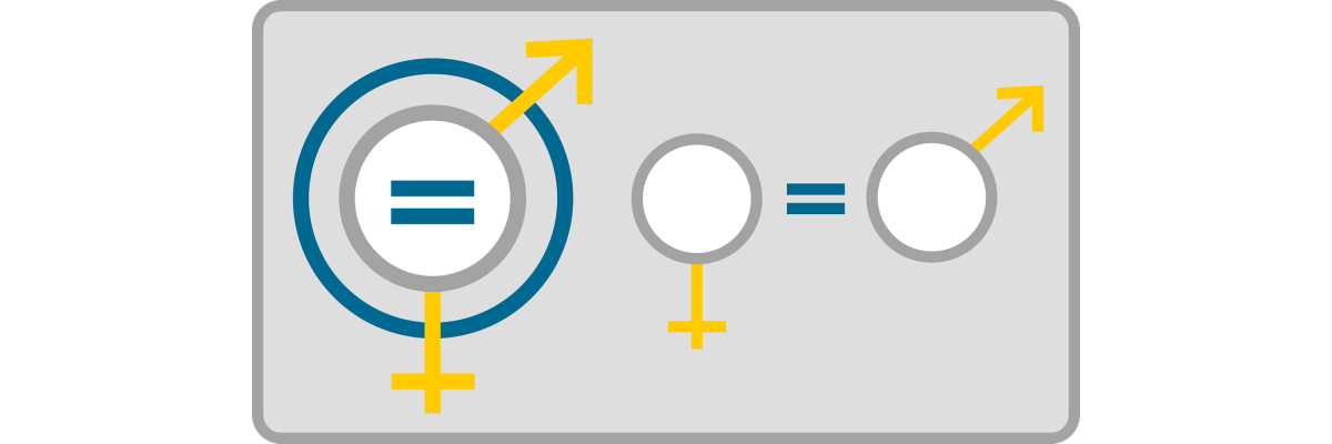 hier sind die Symbole für das männliche und weibliche Geschlecht abgebildet